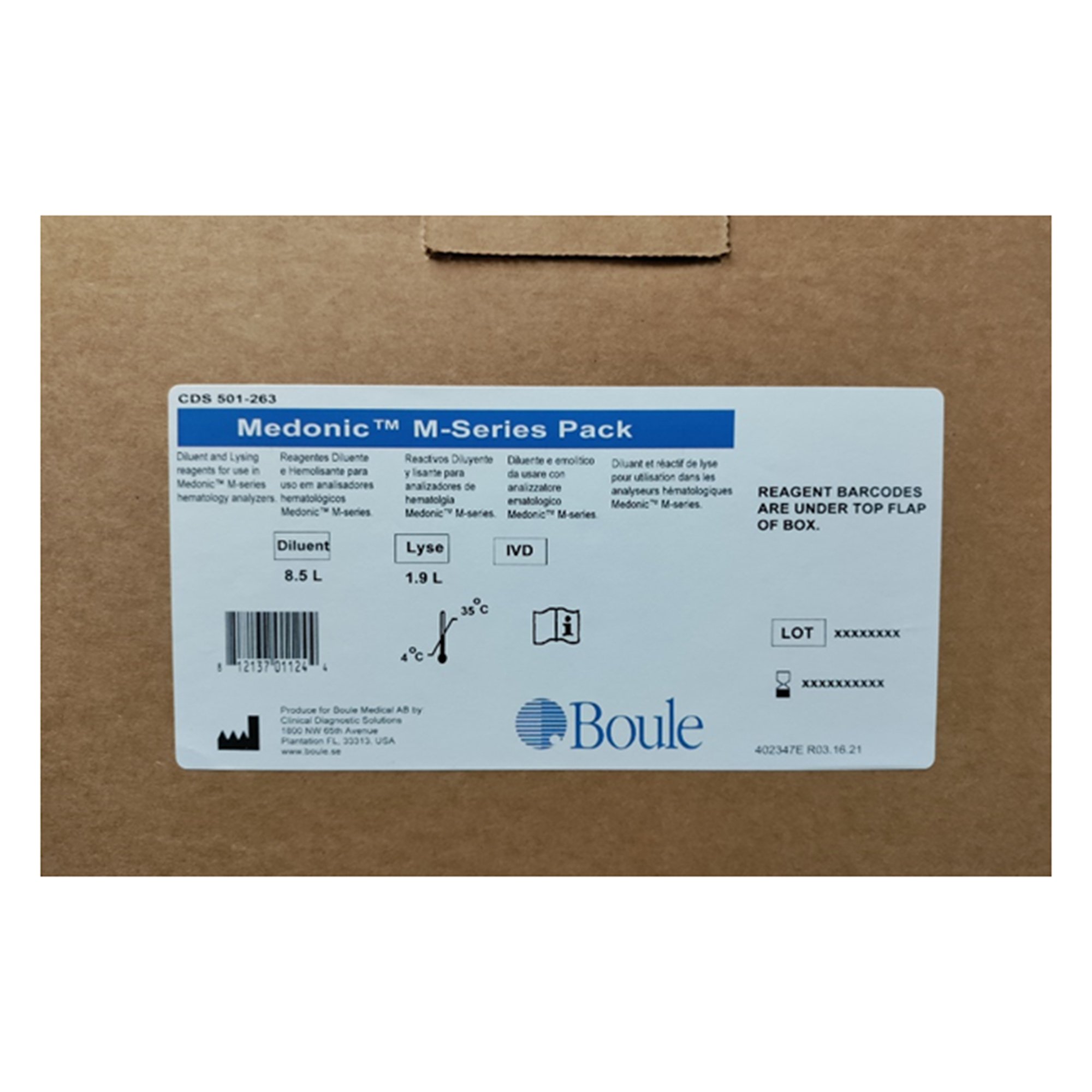 CDS Medonic Reagent Kit, Lyse test MK 696309