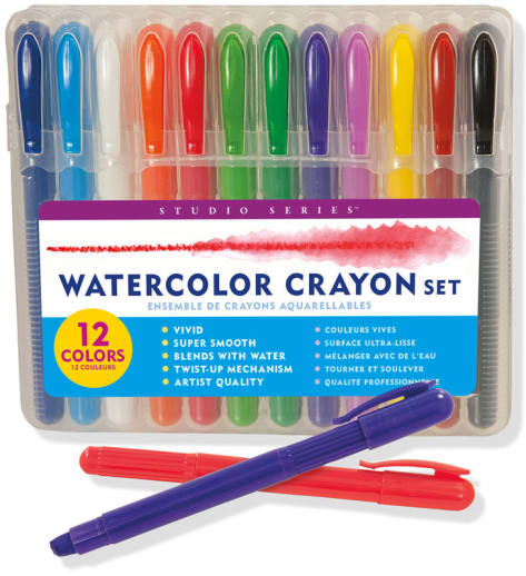 Studio Series Watercolor Crayon Set