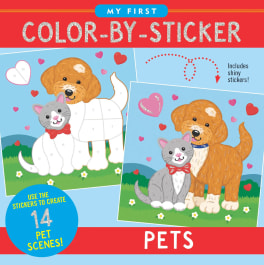 First Coloring Sticker My First Color-By-Sticker - Pets