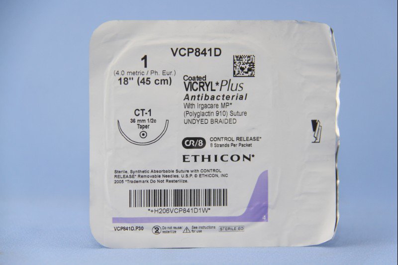 Coated Vicryl Plus Suture with Needle MK 474375