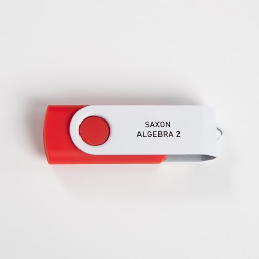 Mastering Algebra - Saxon Algebra 2 3rd Edition USB Drive