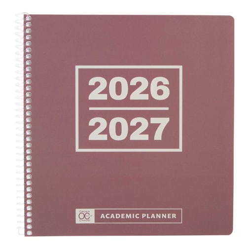 Academic Planner - Personal Size: Dusty Rose  July 2026 - June 2027