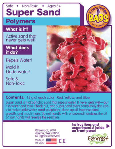 Space Sand - Red, Yellow & Blue (Knowledge Bags)