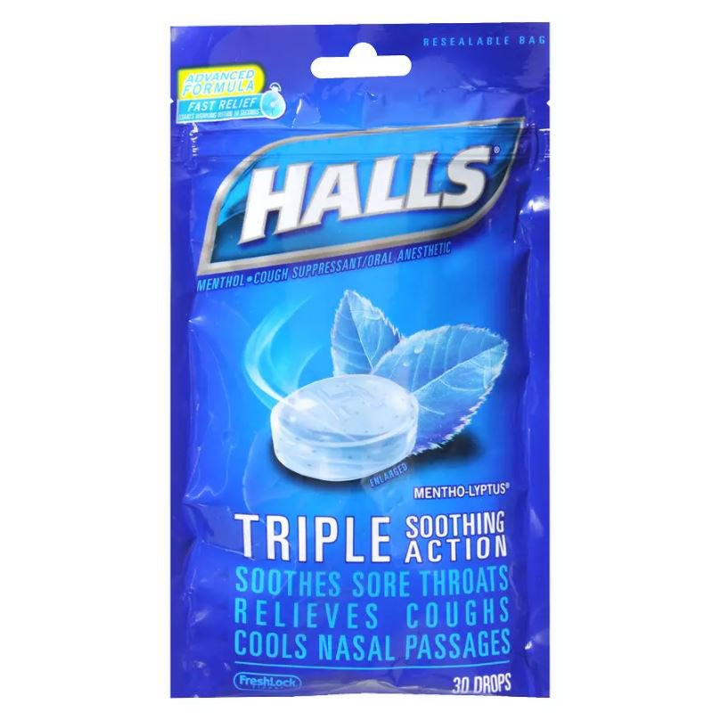 Halls Mentho-Lyptus Cough Suppressant/Oral Analgesic MK 529173