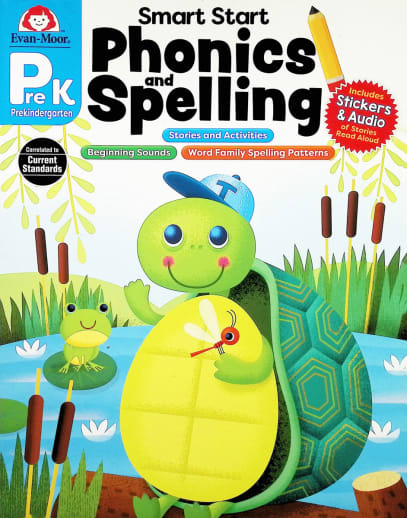 Smart Start Phonics and Spelling Activity Book, Grade PreK