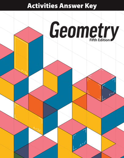 BJU Press Geometry Activities Answer Key 5th Edition