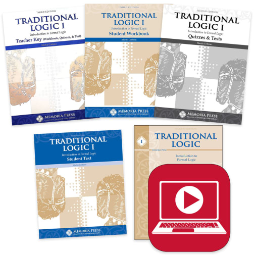 Traditional Logic 1 Complete Set with Streaming Instruction | Memoria Press