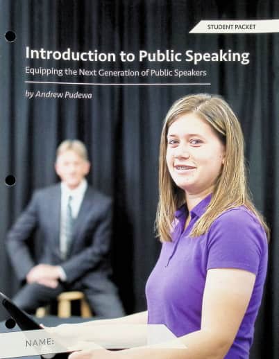 IEW Introduction to Public Speaking Student Packet