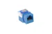 Cat6 110 Tool Less Type RJ45 Keystone Jack, Blue