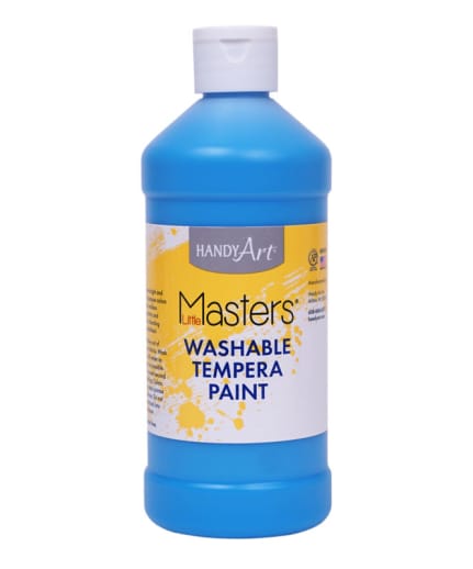 Little Masters Washable Tempera Paint - Light Blue (16 oz)