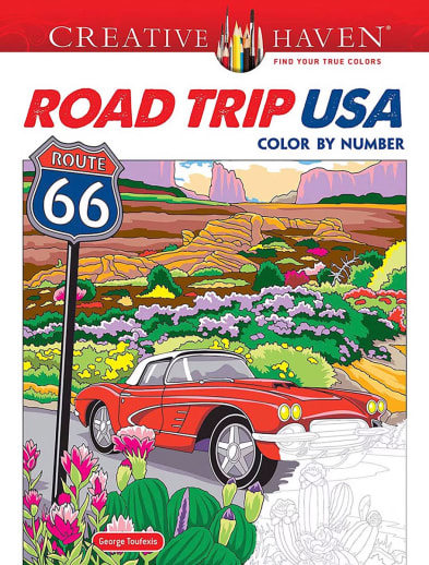 Road Trip USA Color by Number (Creative Haven)