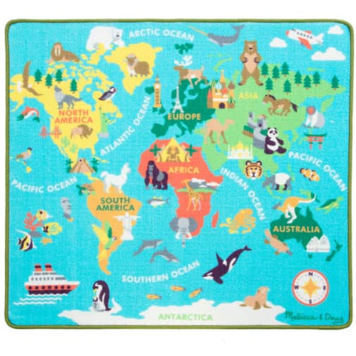 Melissa & Doug Round the World Travel Rug