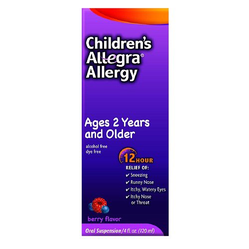 Children's Allegra Fexofenadine Children's Allergy Relief MK 830843