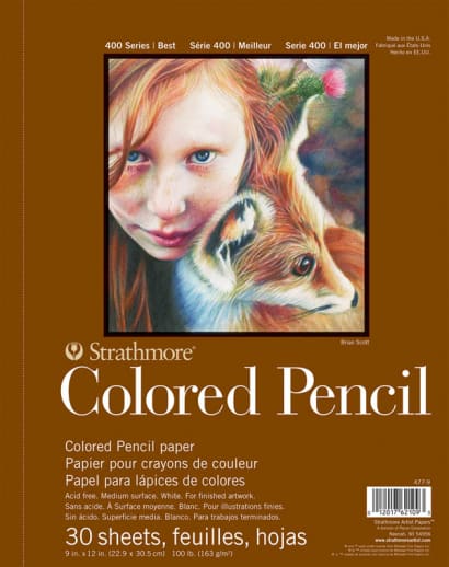 Strathmore Colored Pencil Pad - 9" x 12" (30 sheets)