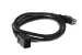 AC power cord, C20 to C19, 12 AWG, 6ft, Black