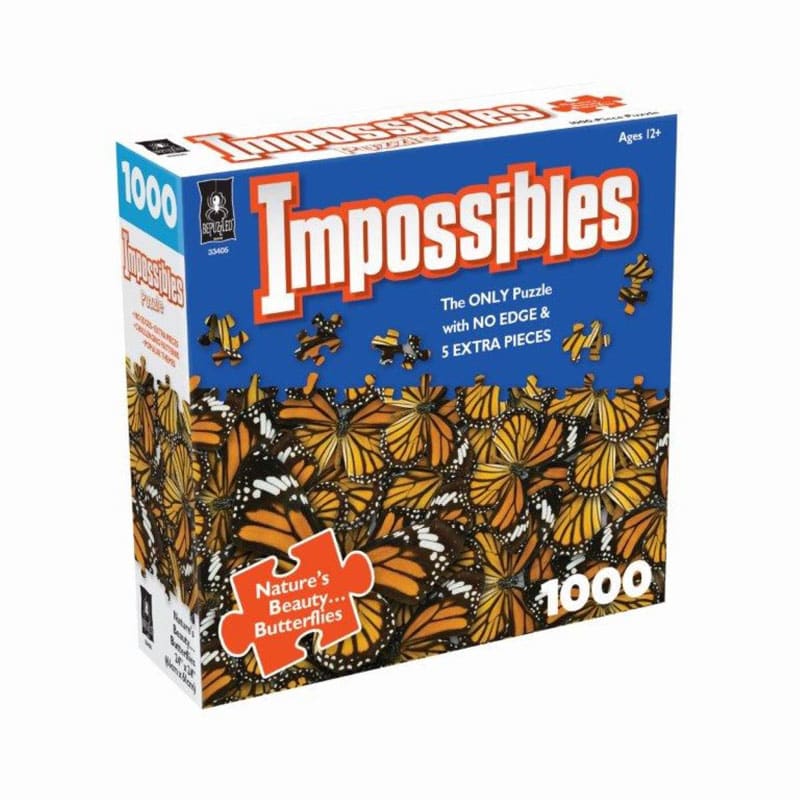 Nature's Beauty Butterflies Impossible Puzzle - 1000 Piece