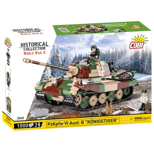 COBI Panzer VI Ausf.B Konigstiger Tiger II German Heavy Tank - 1000 pieces (World War II Historical Collection)