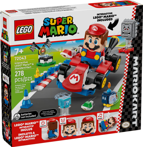 LEGO Super Mario Interactive LEGO Mario & Standard Kart (72043)