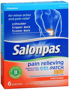 Salonpas Gel-Patch Hot Capsaicin / Menthol Topical Pain Relief MK 983972