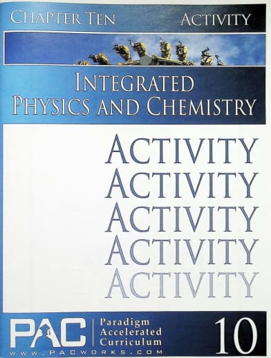 Integrated Physics and Chemistry Chapter 10 Activities