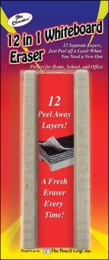 12-in-1 Whiteboard Eraser