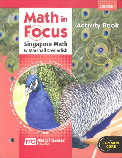 Math in Focus Course 1 Grade 6 Blackline Activities Book