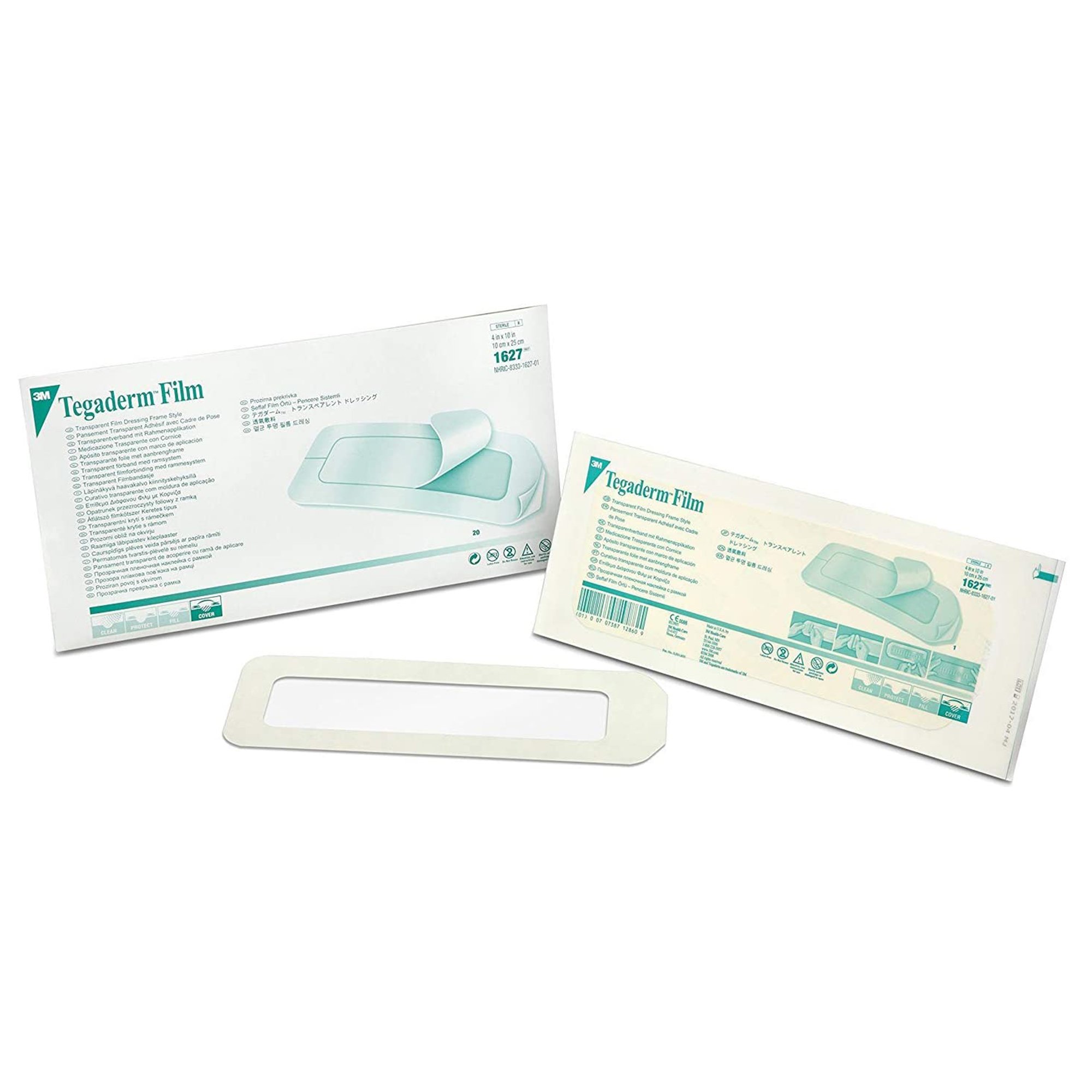 3M Tegaderm Transparent Film Dressing, 4 x 10 Inch MK 124293