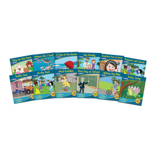 Decodable Readers: Fiction Phase 1 Phonemic Awareness (set of 12)