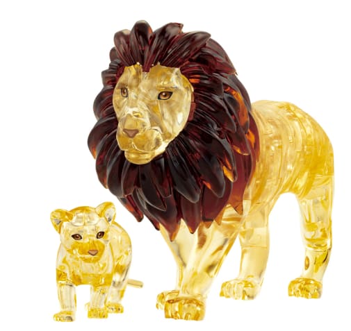 Deluxe 3D Crystal Puzzle - Lion & Baby