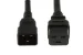 AC Power Cord, C19 to C20, 12AWG, 5ft, Black