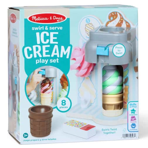 Melissa & Doug Swirl And Serve Ice Cream Play Set