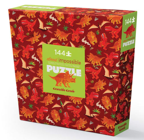 Almost Impossible Puzzle - Dino World (144 pieces)