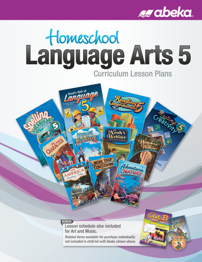 Language Arts 5 Homeschool Curriculum Lesson Plans (Revised)