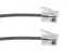 RJ11 Straight Modular Telephone Cable, Silver, 2ft, 6P/4C