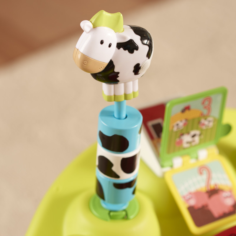 ExerSaucer® Bouncing Activity Saucer (Playful Pastures) Lifestyle Photo ExerSaucer® Bouncing Activity Saucer (Playful Pastures) Lifestyle Photo
