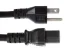 AC Power Cord, 5-15P to C15, 14 AWG, 15ft