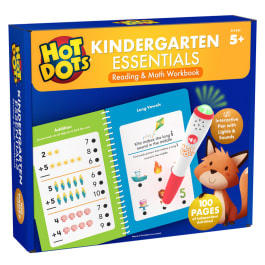 Hot Text For Math Questions Hot Dots Kindergarten Essentials Reading & Math Workbook