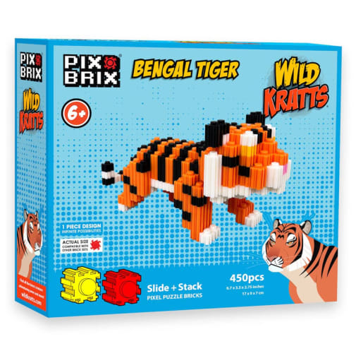 Pix Brix Wild Kratts Tiger
