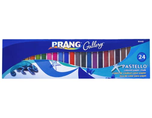 Prang Pastello Paper Chalk - 24 Color Box