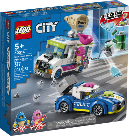 LEGO City Police Ice Cream Truck Police Chase 60314