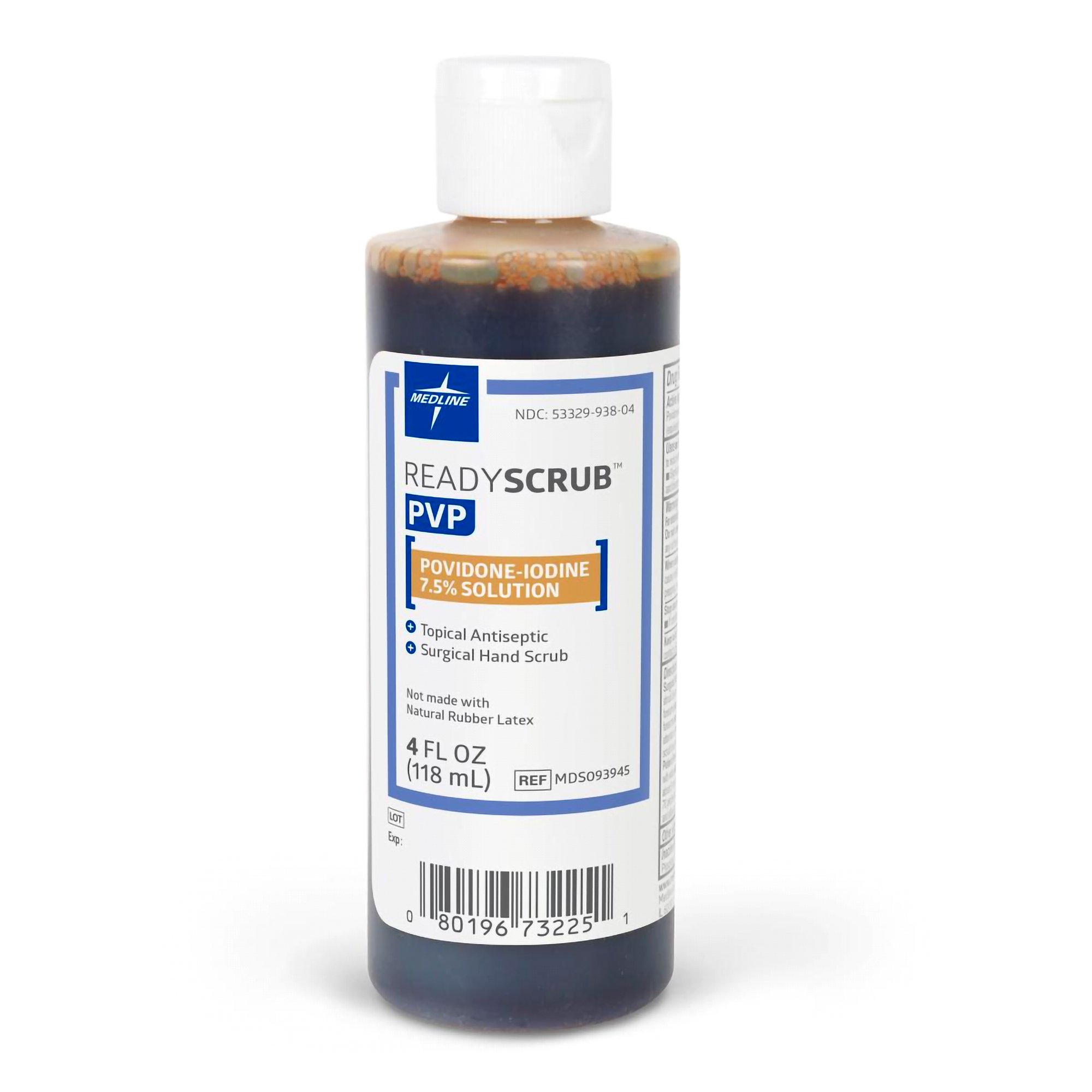 Surgical Scrub Solution ReadyScrub 4 oz. Bottle 7.5% Strength Povidone-Iodine NonSterile MK 326182