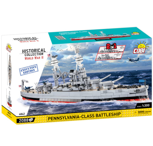 COBI Pennsylvania-Class Battleship Executive Edition - 2088 pieces (World War II Historical Collection)