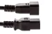 AC Power Cord, C20 to C19, 14 AWG, 6ft, Black
