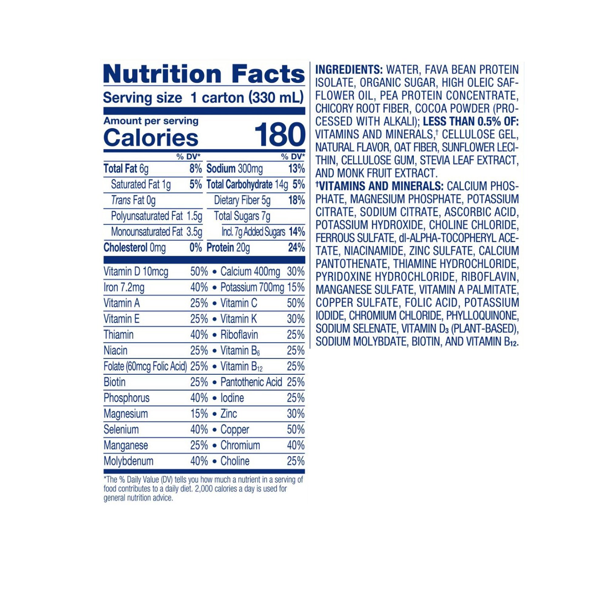 Ensure Plant Based Protein Nutrition Shake, Chocolate, 11-ounce carton MK 1236785