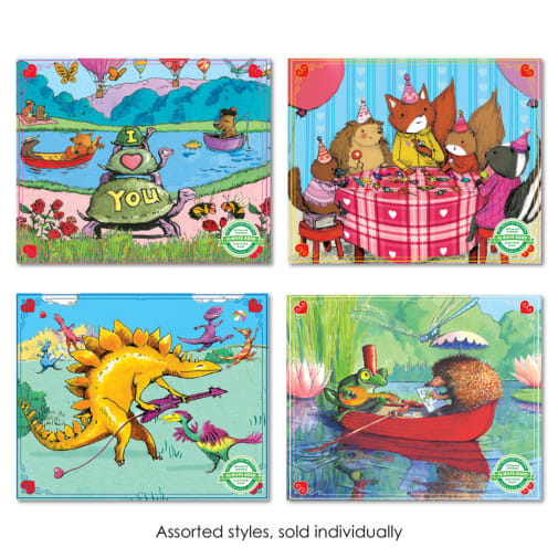 eeboo Valentine Jigsaw Puzzle - Mini 36-piece puzzle - assorted