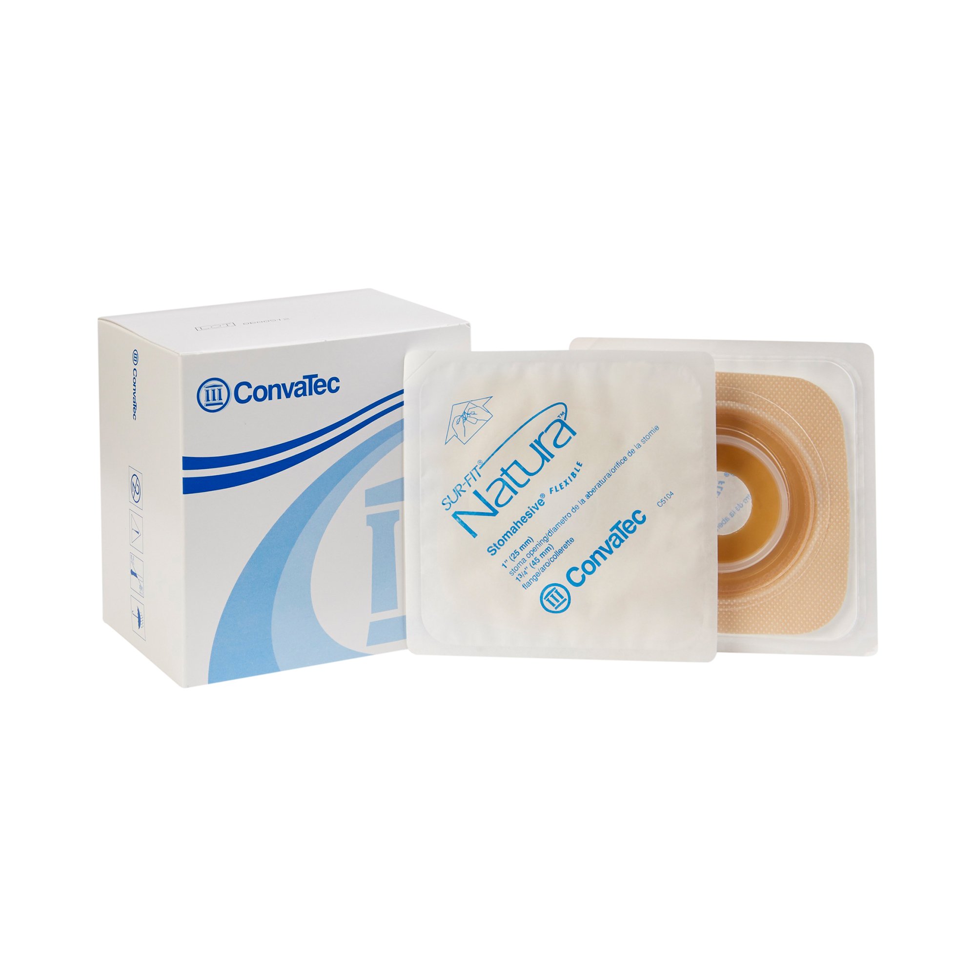 Sur-Fit NaturaTwo-Piece StomahesiveSkin Barrier, 45 mm flange, 25 mm stomas MK 365750