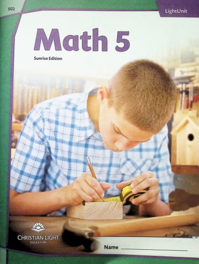 Mathematics LightUnit 502 Sunrise Edition