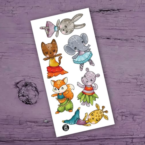 Long Live Dance Temporary Tattoos