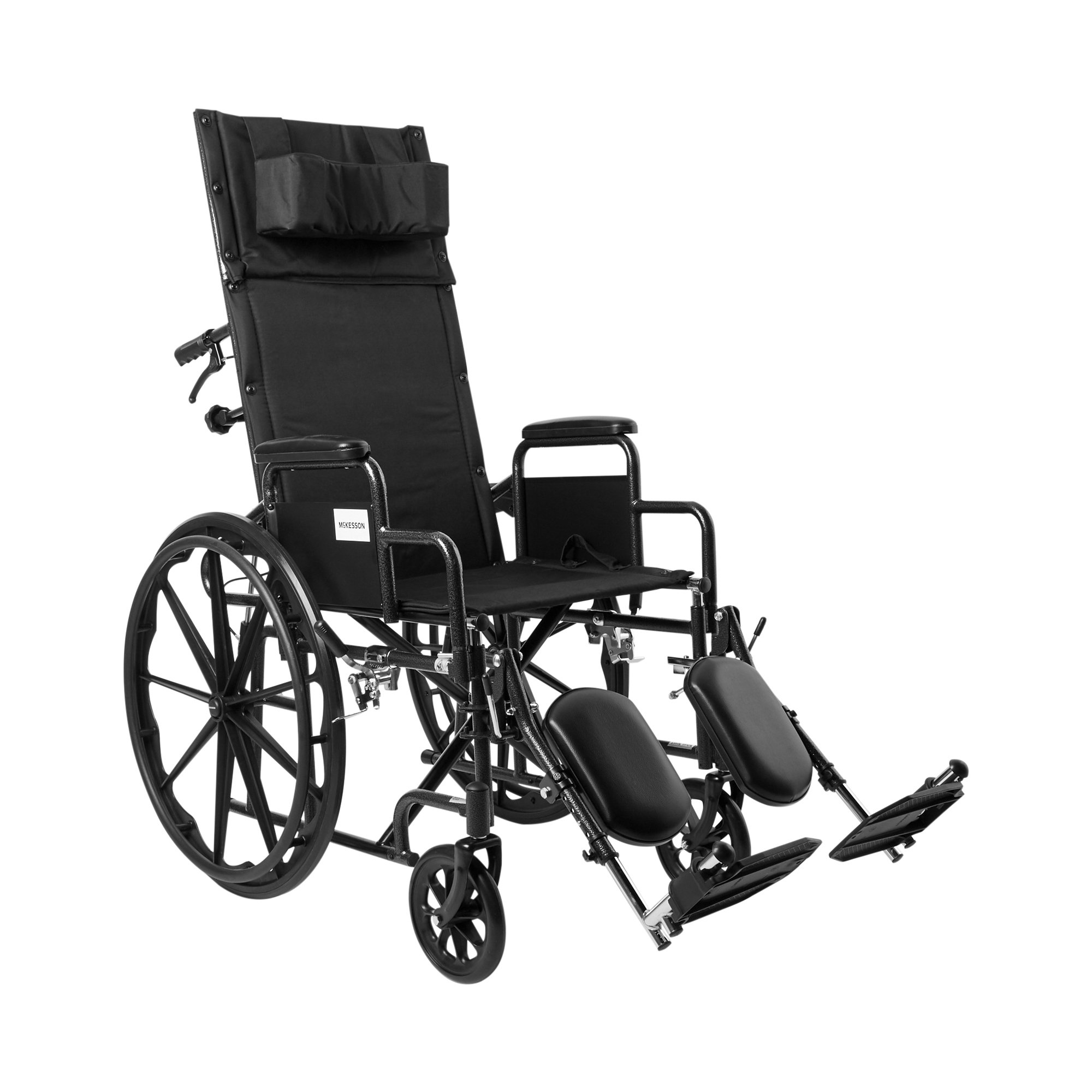 McKesson Reclining Wheelchair, 18-Inch Seat Width MK 1065290