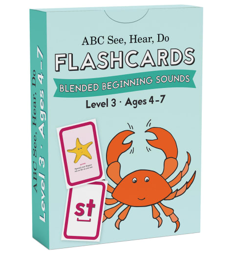 ABC See, Hear, Do: Level 3 - Memory Flashcards Blended Beginning Sounds